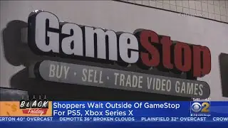 Lines Form At GameStop As Shoppers Wait For PS5, XBox Series X