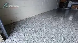 From Drab to Fab - Tuxedo Flake Garage Epoxy Floor