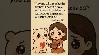 Leviticus 6:27 &ndash; &ldquo;Holy Contact&rdquo; 👕🩸 | Sacred and Serious