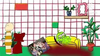 Om Nom and mroona and wyrum kills family guy Disney the logo noedolekcin 