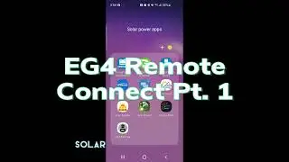 EG4 Remote Connect - Part 1