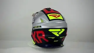 Kask FXR blade 2.0 carbon evo navy-red-hi vis-silver