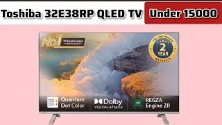 Toshiba 2025 QLED TV 32&rdquo; Unboxing!🔥 Google TV, Dolby Audio, Metal cover &ndash; Under ₹15K?!