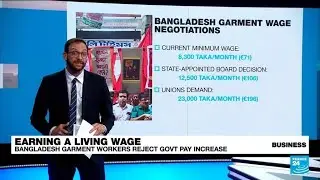 Protests and clashes continue in Bangladesh over garment workers' wage demands &bull; FRANCE 24 English