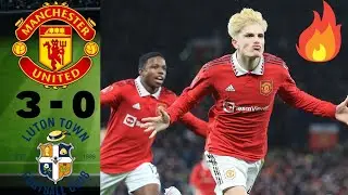 Manchester United vs Luton 3-0 All Goals and Football Highlights | 2024