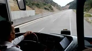 07MHY48 Burdur Otogar'dan Çıkış ve Isparta Otogar'a giriş Yağmurlu Yollar Güney Akdeniz 14.06.22