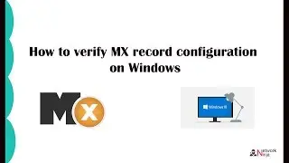 How to verify MX record configuration on Windows