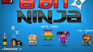 8BitNinja 2012 - 8Bit Friends Ninja - By DogByte Games - Gameplay Samsung A02 ADV Screen Recorder HD