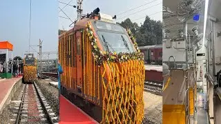 Inaugural Run Santragachi–Tambaram Amrit Bharat Express & journey from kolkata #amritbharatexpress 