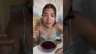 AÇAÍ COM CARNE SECA ALMOÇO DE HOJE 