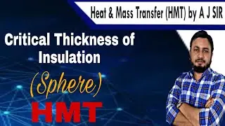 Critical Thickness of Insulation for Sphere || Heat and Mass Transfer || Mechanical Engineering