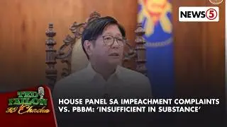 Dalawang impeachment complaints vs. Pres. Marcos Jr., ibinasura ng komite ng Kamara