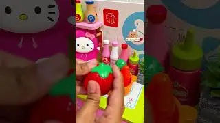 ASMR Hello Kitty Kitchen play set cooking jam #asmrroleplay #asmrsounds