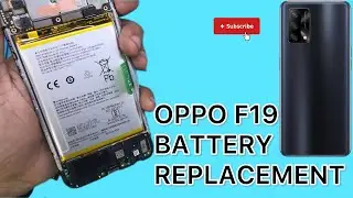 OPPO F19 BATTERY REPLACEMENT | HOW TO CHANGE OPPO F19 BATTERY #oppo #new #repair