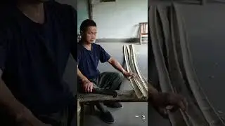 How a piece of moso bamboo turns into a green silk @Creative Crafts interprets the whole process of