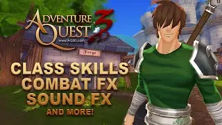 AQ3D - Class skills, combat effects, sound effects, and more
