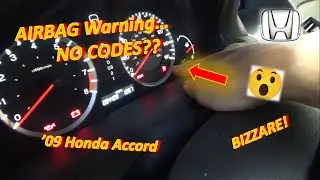 Never Seen THIS...Airbag Warning but NO CODES?! ('09 Honda Accord)