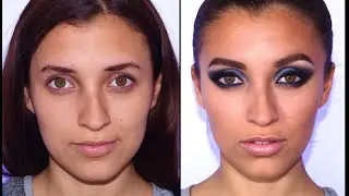 Blue Smokey Eyes - Maquillaje de Pasarela Full Demo