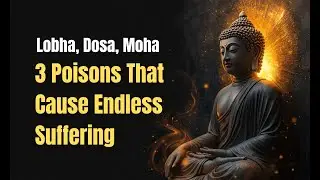 Lobha, Dosa, Moha: 3 Poisons That Cause Endless Suffering | Buddha Wisdom