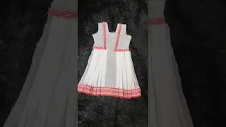 Side pleated frock cutting ✂️🤗😘 #easycutting #tailoring #style #fashiontrends #hacks #shorts
