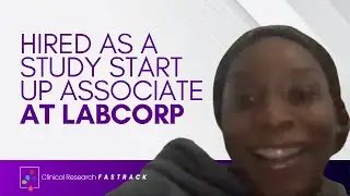 Aicha was hired as a Study Start Up Associate at Labcorp!