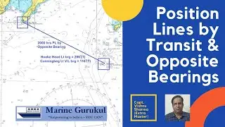 Position Lines (PLs) by Transit and Opposite Bearings