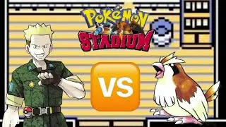 Pokemon Stadium - Free Battle #10 (Lt. Surge vs Pidgey)