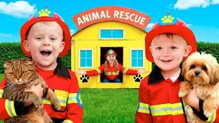 Oliver and Adam Save the Animals 🐾 Kids Rescue Story