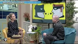IABO - Intervista a Studio Mattina su Canale 9 (Arte Contemporanea, Street Art)
