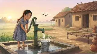 A Day in a 1990s Indian Village | Cozy Ghibli-Style | ASMR Nostalgia