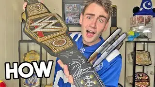 How I Got My WWE Replica Title Belts Signed & Met WWE Superstars!