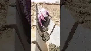 Canal cement board repair- Good tools and machinery make work easy