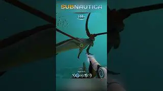 Trying To Scan A Reaper Leviathan #subnautica #diedevdie #reaper #leviathan