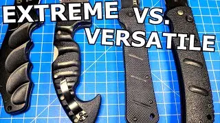 Versatile Vs. Extreme Knife Handle Ergonomics