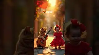 cute 😍#trending #virial #cat #short #viralvideo #guitar