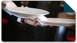 Horeca | Bovenhandse draagmethode (warme borden)