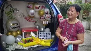 (CAR SURPRISE) Sobrang nasurprise at nagenjoy si Nanay sa  pasurprise ng kanyang pamilya