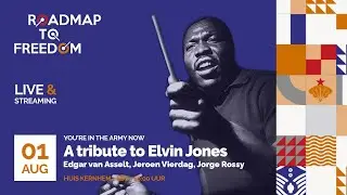 a tribute to Elvin Jones , August 1st, 4PM CET. by Edgar van Asselt, Jeroen Vierdag feat Jorge Rossy