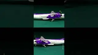 1/400 Scale Model Aircraft Flybe Bombardier Dash 8 Q400 G-ECOE Gemini Jets 2023 飛機模型 #Shorts