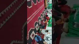 السيد يوسف النعيمي مع المداح صدام الكبيسي في تكية السيد يوسف النعيمي