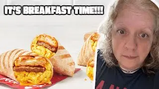 NEW!! Tim Horton's Scrambeled Egg Loaded Wrap!