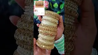 meesho 🤩 most beautiful bangle set  ..create unlimited sets 🥰 #meeshobangle #meeshojewellery #viral