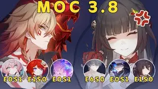 Mydei E2S1 и Hypercarry Lingsha E0S0 | MOC 3.8 Forgotten Hall | Honkai: Star Rail