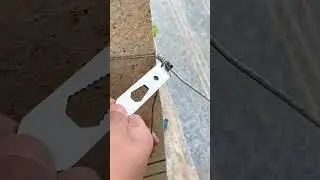 Fence Wire Twisting for T Post Clips Barb Wire Twisting Tool Practical Strong Enough to Twist