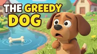 The Greedy Dog | Short Moral Poem for Children | Poem Pop Kids #forkids