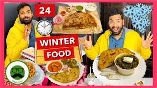 24 Hour Winter Food Challenge | Veggie Paaji
