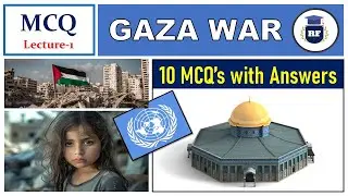 Important MCQ | Palestine | Hamas | Israel | Gaza | War | Part-1 | #mcq #gaza # palestine #war