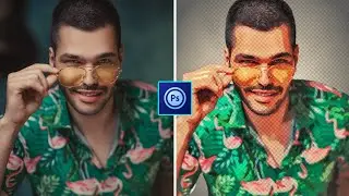 PS Touch Tutorial - Create a COMIC CARTOON effect in ps touch/ANDROID