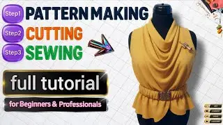 How to Craft Bodice & Collar: Pattern, Cut, Sew & Mannequin Reveal