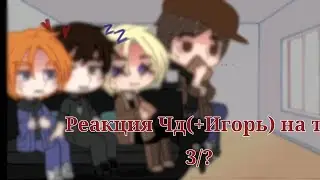 реакция ЧД (+Игорь) на тт/ МГЧД/ЧД/ 3/?